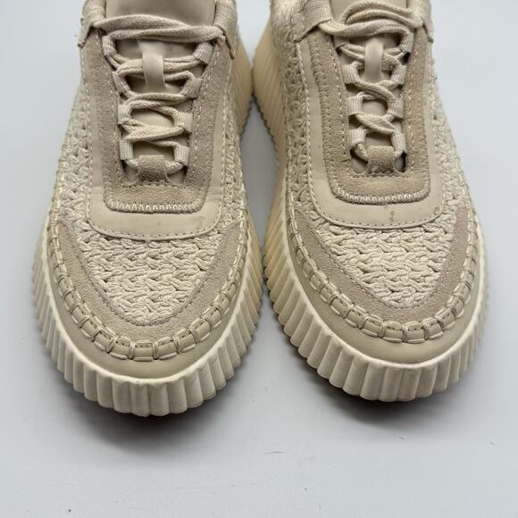 Dolce Vita Womens Knit Sneakers Sandstone Beige Dolen Shoes SIZE 7.5 US Boho - Picture 3 of 10